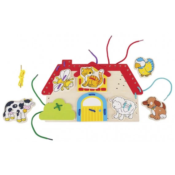 Jeu à Lacer : La Ferme En Bois 1 Jeu à Lacer : La Ferme En Bois