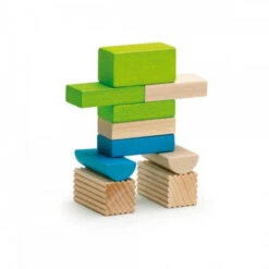 Assortiment De Blocs De Construction En Bois Coloré -Jouer Apprendre Promos Magasin assortiment de blocs de construction en bois colore 4