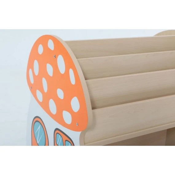 Bibliothèque à Roulettes Champignon 3 Bibliothèque à Roulettes Champignon – Image 3