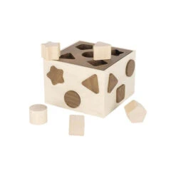 Boite à Formes En Bois Naturel