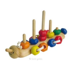 Chenille à Enfiler Et à Empiler 6 Chenille à Enfiler Et à Empiler -Jouer Apprendre Promos Magasin chenille a enfiler et a empiler 2