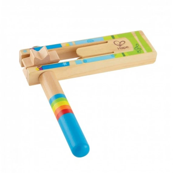 Lot De 2 Crécelles En Bois Coloré 3 Lot De 2 Crécelles En Bois Coloré – Image 3