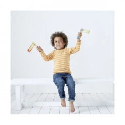 Lot De 2 Crécelles En Bois Coloré 7 Lot De 2 Crécelles En Bois Coloré -Jouer Apprendre Promos Magasin crecelle amusante 3