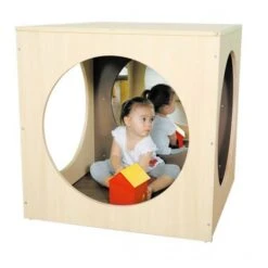 Cube Miroir En Bois -Jouer Apprendre Promos Magasin cube miroir en bois 2