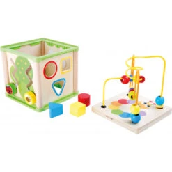 Cubes D'activités En Bois Insectes -Jouer Apprendre Promos Magasin cubes d activites en bois insectes 3