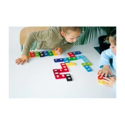 Dominos De Formes Géométriques En Bois -Jouer Apprendre Promos Magasin dominos de formes geometriques en bois 2