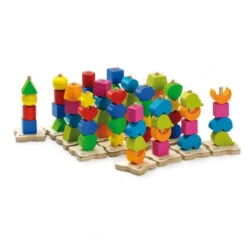 Encastrement En Bois (Lot Collectivité, 16 Jeux)