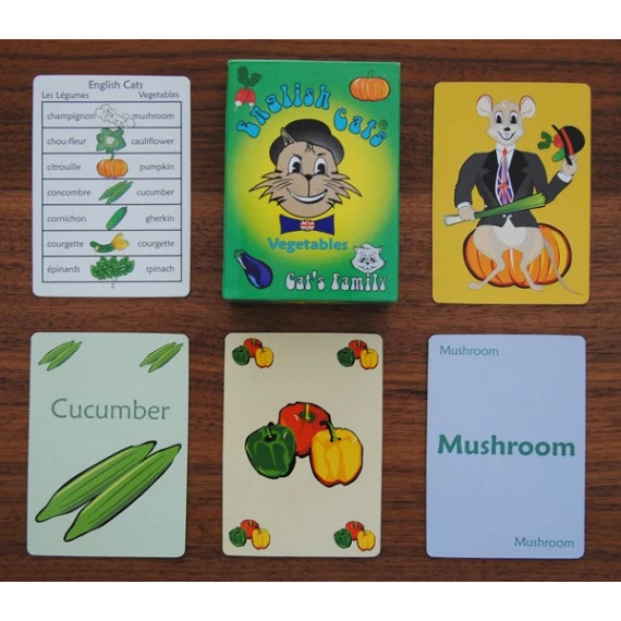 English Cats Vegetables (légumes) 2 English Cats Vegetables (légumes) – Image 2