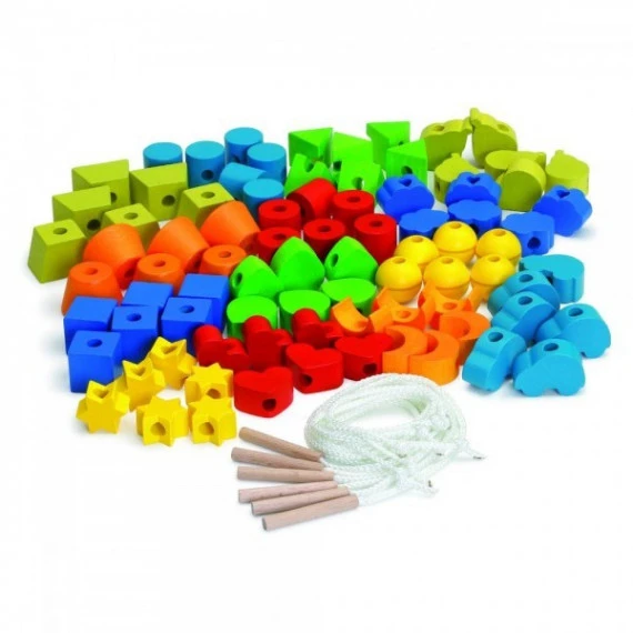 Grand Baril De 90 Perles En Bois 2 Grand Baril De 90 Perles En Bois – Image 2