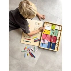 Grand Coffret Réglettes Cuisenaires Et Nombres En Bois -Jouer Apprendre Promos Magasin grand coffret reglettes cuisenaires et nombres en bois 4
