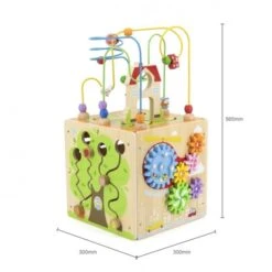 Grand Cube Multi-activités En Bois