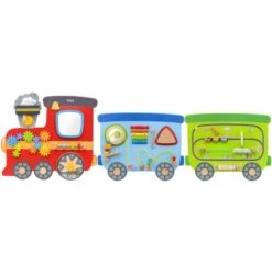 Grand Jeu Mural Train-3 Wagons -Jouer Apprendre Promos Magasin grand jeu mural train 3 wagons 3