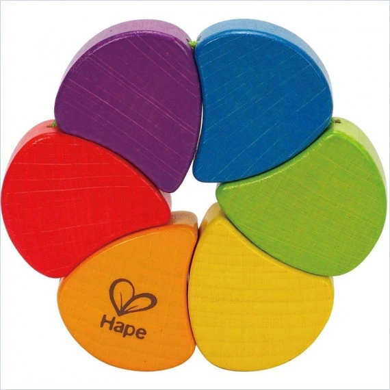 Hochet Arc En Ciel En Bois écologique 1 Hochet Arc En Ciel En Bois écologique