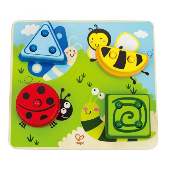 Insectes à Formes : Jeu D'encastrement 1 Insectes à Formes : Jeu D'encastrement