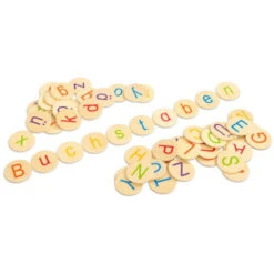 Jetons Lettres De L'alphabet En Bois -Jouer Apprendre Promos Magasin jetons lettres de l alphabet en bois 4