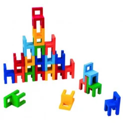 Jeu D'équilibre En Bois : Les Chaises