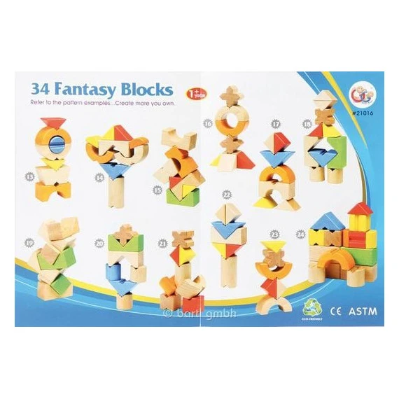 Jeu De Construction (34 Pcs Avec Modèles) 4 Jeu De Construction (34 Pcs Avec Modèles) – Image 4