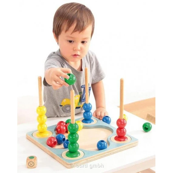 Jeu De Couleurs Et Enfilage De Perles En Bois 3 Jeu De Couleurs Et Enfilage De Perles En Bois – Image 3