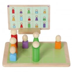 Jeu De La Famille En Bois