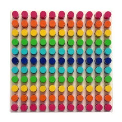 Jeu Des 121 Cylindres De Couleur