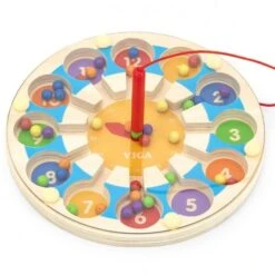 Jeu Magnétique Horloge Couleurs