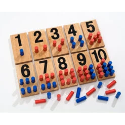 Jeu Mathématique Montessori (Nombres Et Pions) 7 Jeu Mathématique Montessori (Nombres Et Pions) -Jouer Apprendre Promos Magasin jeu mathematique montessori nombres et pions 3