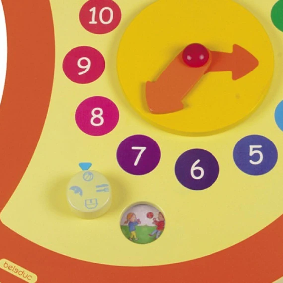 Jeu Mural Chenille: Horloge 2 Jeu Mural Chenille: Horloge – Image 2