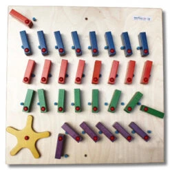 Jeu Mural Dominos (forme Carrée) Avec Roue