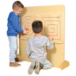 Jeu Mural En Bois Spirale