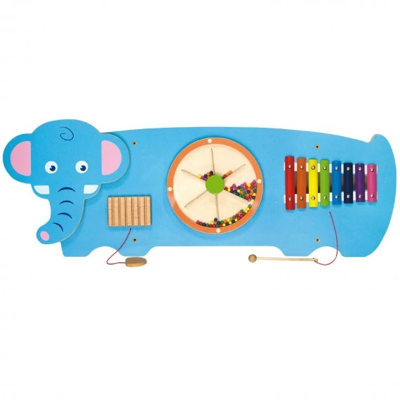 Jeu Mural Multi-activités Éléphant 1 Jeu Mural Multi-activités Éléphant