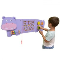 Jeu Mural Multi-activités Hippo -Jouer Apprendre Promos Magasin jeu mural multiactivites hippo 2