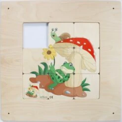 Jeu Mural Puzzle Grenouille