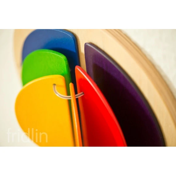 Jeu Mural Rond Livre Coloré (Petit) 3 Jeu Mural Rond Livre Coloré (Petit) – Image 3