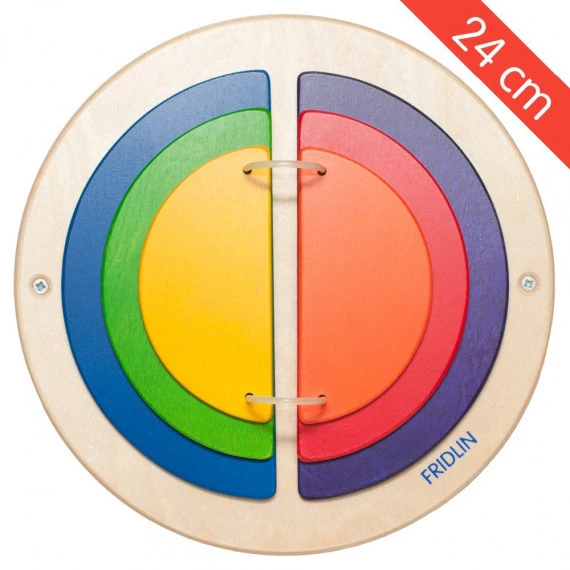 Jeu Mural Rond Livre Coloré (Petit) 1 Jeu Mural Rond Livre Coloré (Petit)