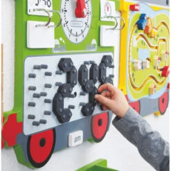 Jeu Mural Train : Horloge -Jouer Apprendre Promos Magasin jeu mural train horloge 2