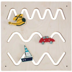 Jeu Mural En Bois Véhicules