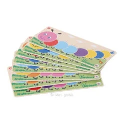 La Chenille En Bois à Assembler 8 La Chenille En Bois à Assembler -Jouer Apprendre Promos Magasin la chenille en bois a assembler 3