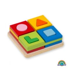 Multi Encastrement De Formes Et Couleurs