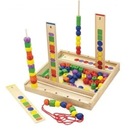 Perles à Enfiler Sur Tiges Avec Modèles -Jouer Apprendre Promos Magasin perles a enfiler sur tiges avec modeles 6