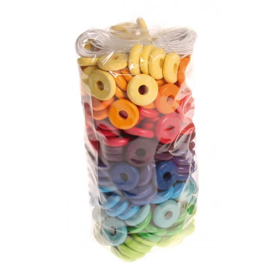 Perles Disques En Bois écologique X 240 Pcs 1 Perles Disques En Bois écologique X 240 Pcs