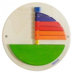 Petit Jeu Mural Bateau Vert