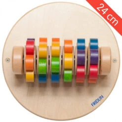 Petit Jeu Mural Fleur Rotative