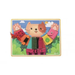 Planche De Motricité Chat (avec Fermetures) -Jouer Apprendre Promos Magasin planche de motricite chat 3