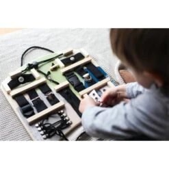 Planche De Motricité Fixations Et Fermetures -Jouer Apprendre Promos Magasin planche de motricite fixations 2