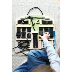 Planche De Motricité Fixations Et Fermetures -Jouer Apprendre Promos Magasin planche de motricite fixations 3