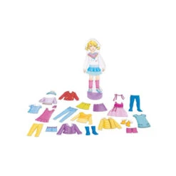 Poupée Magnétique à Habiller (10 Tenues)