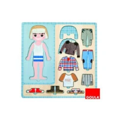 Puzzle 10 Pièces Petit Garçon S'habille