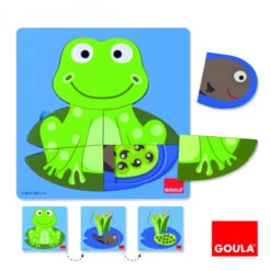Puzzle 3 Niveaux Grenouille