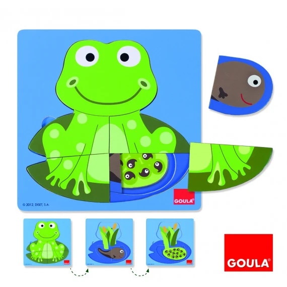 Puzzle 3 Niveaux Grenouille 1 Puzzle 3 Niveaux Grenouille