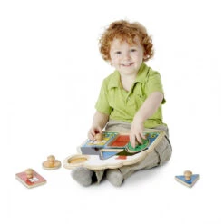 Puzzle à Gros Boutons : Formes Géométriques 5 Puzzle à Gros Boutons : Formes Géométriques -Jouer Apprendre Promos Magasin puzzle a gros boutons formes geometriques 2